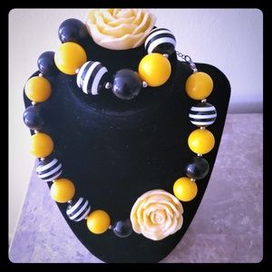 Necklaces and bracelets,